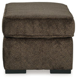 Aylesworth Chocolate Sofa, Loveseat, Chair and Ottoman from Ashley - Luna Furniture