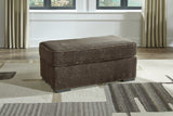 Aylesworth Sofa, Loveseat, Chair and Ottoman in Chocolate from Ashley - Luna Furniture