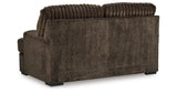 Aylesworth Chocolate Loveseat from Ashley - Luna Furniture