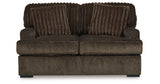 Aylesworth Chocolate Loveseat from Ashley - Luna Furniture