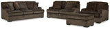 Aylesworth Chocolate Sofa, Loveseat, Chair and Ottoman from Ashley - Luna Furniture