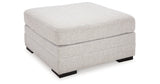 Koralynn 3-Piece Sectional with Ottoman in Stone from Ashley Furniture - Luna Furniture