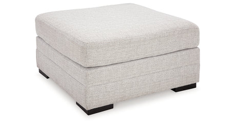 Koralynn 3-Piece Sectional with Ottoman in Stone from Ashley Furniture - Luna Furniture