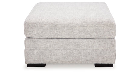 Koralynn 3-Piece Sectional with Ottoman in Stone from Ashley Furniture - Luna Furniture