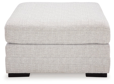 Koralynn Stone Oversized Accent Ottoman from Ashley - Luna Furniture