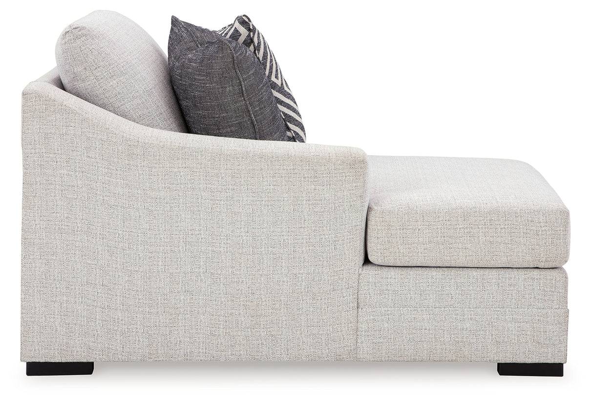 Koralynn Stone Left-Arm Facing Corner Chaise from Ashley Furniture - Luna Furniture