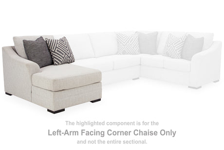 Koralynn Stone Left-Arm Facing Corner Chaise from Ashley - Luna Furniture