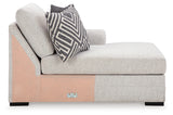 Koralynn Stone Right-Arm Facing Corner Chaise from Ashley Furniture - Luna Furniture
