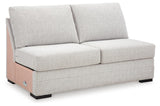 Koralynn Stone Armless Loveseat from Ashley Furniture - Luna Furniture