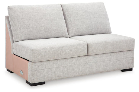 Koralynn Stone Armless Loveseat from Ashley Furniture - Luna Furniture