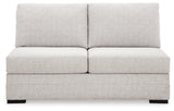 Koralynn Stone Armless Loveseat from Ashley Furniture - Luna Furniture