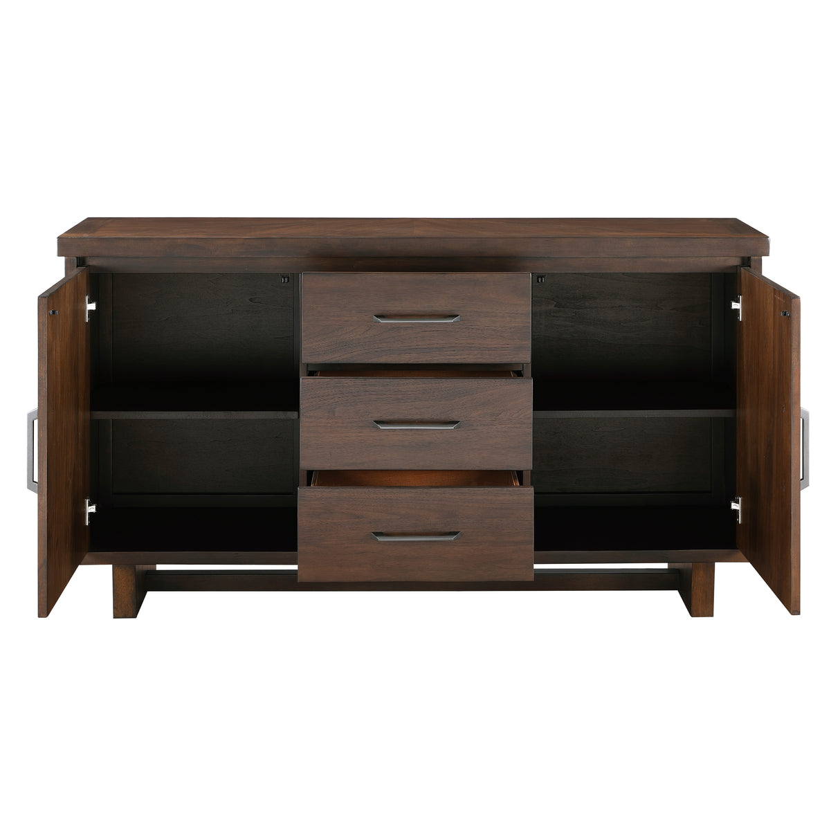 Franco Walnut Dining Server from Homelegance - Luna Furniture