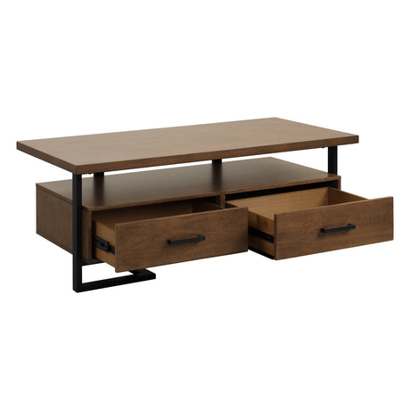 Sedley Walnut/Rustic Black File Cabinet from Homelegance - Luna Furniture