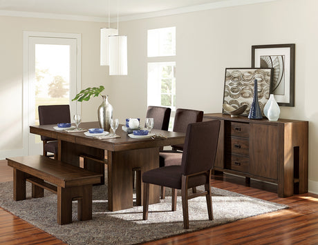 Sedley Walnut/Rustic Black Cocktail Table from Homelegance - Luna Furniture