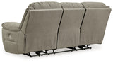 Next-Gen Gaucho Putty Power Reclining Sofa from Ashley - Luna Furniture