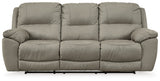 Next-Gen Gaucho Putty Power Reclining Sofa from Ashley - Luna Furniture