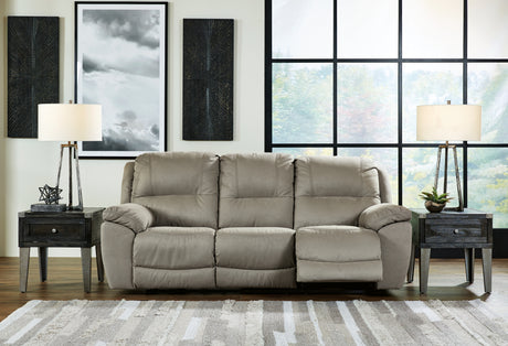 Next-Gen Gaucho Putty Power Reclining Sofa from Ashley - Luna Furniture