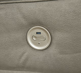 Next-Gen Gaucho Putty Power Reclining Loveseat with Console from Ashley Furniture - Luna Furniture