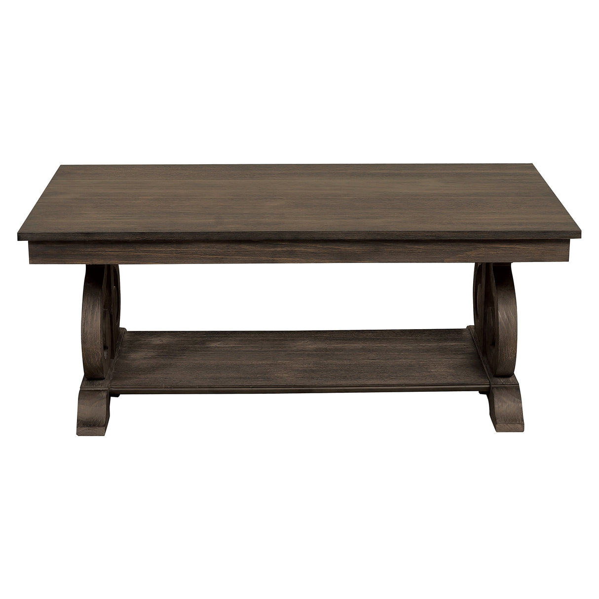 Sarasota Driftwood Brown 102" Extendable Dining Table from Homelegance - Luna Furniture