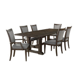 Sarasota Driftwood Brown 102" Extendable Dining Table from Homelegance - Luna Furniture