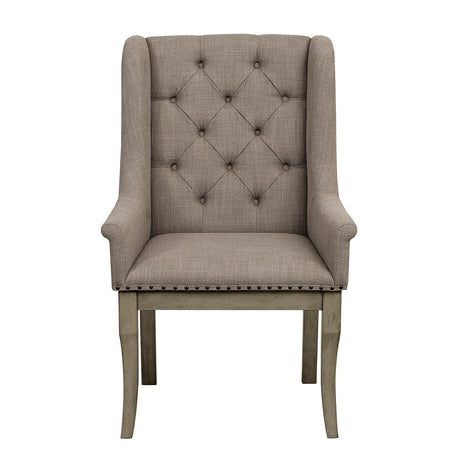 Vermillion Gray Cashmere 9-Piece Extendable Dining Set from Homelegance - Luna Furniture