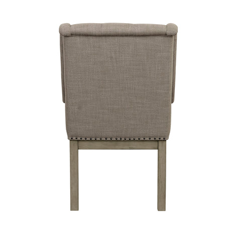 Vermillion Gray Cashmere 9-Piece Extendable Dining Set from Homelegance - Luna Furniture