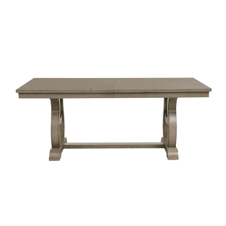 Vermillion Gray Cashmere 9-Piece Extendable Dining Set from Homelegance - Luna Furniture