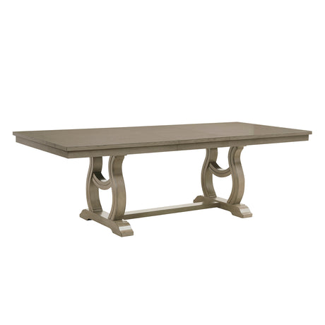 Vermillion Gray Cashmere 9-Piece Extendable Dining Set from Homelegance - Luna Furniture