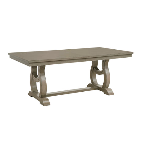 Vermillion Gray Cashmere 9-Piece Extendable Dining Set from Homelegance - Luna Furniture