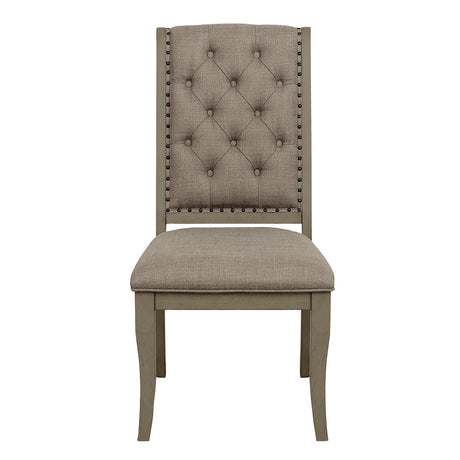 Vermillion Gray Cashmere 9-Piece Extendable Dining Set from Homelegance - Luna Furniture