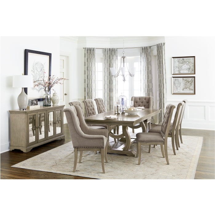 Vermillion Gray Cashmere Extendable Dining Table from Homelegance - Luna Furniture