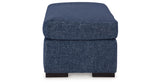 Evansley Navy Ottoman from Ashley Furniture - Luna Furniture
