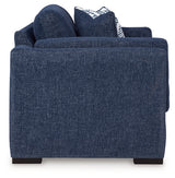 Evansley Sofa, Loveseat, Chair and Ottoman in Navy from Ashley Furniture - Luna Furniture