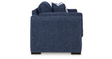 Evansley Sofa and Loveseat in Navy from Ashley - Luna Furniture