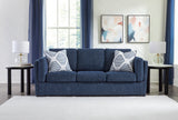 Evansley Sofa, Loveseat, Chair and Ottoman in Navy from Ashley Furniture - Luna Furniture