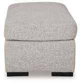 Evansley Pewter Sofa, Loveseat, Chair and Ottoman from Ashley - Luna Furniture