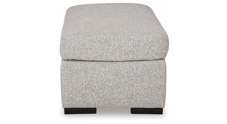 Evansley Pewter Ottoman from Ashley Furniture - Luna Furniture