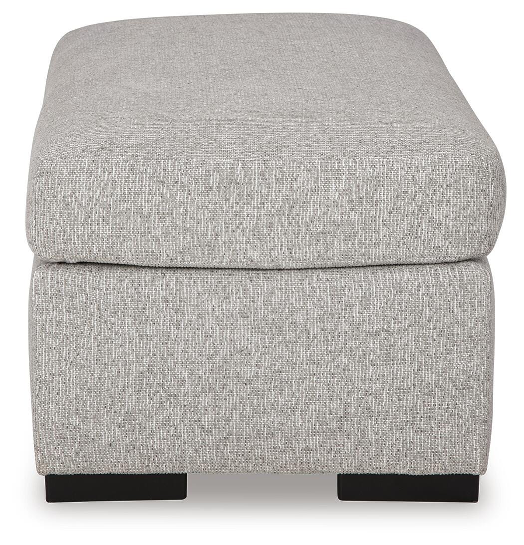 Evansley Pewter Sofa, Loveseat, Chair and Ottoman from Ashley - Luna Furniture