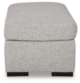 Evansley Pewter Sofa, Loveseat, Chair and Ottoman from Ashley - Luna Furniture