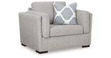 Evansley Sofa, Loveseat, Chair and Ottoman in Pewter from Ashley Furniture - Luna Furniture