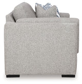 Evansley Pewter Sofa, Loveseat, Chair and Ottoman from Ashley - Luna Furniture