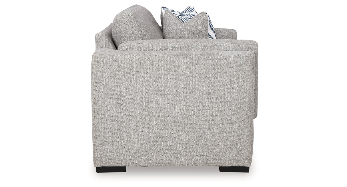 Evansley Pewter Loveseat from Ashley Furniture - Luna Furniture