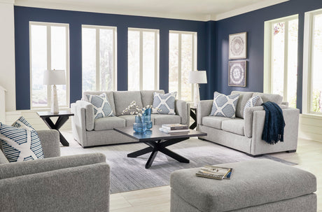 Evansley Pewter Living Room Set from Ashley - Luna Furniture