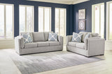 Evansley Pewter Living Room Set from Ashley - Luna Furniture