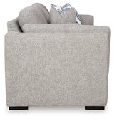 Evansley Pewter Sofa, Loveseat, Chair and Ottoman from Ashley - Luna Furniture