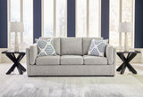 Evansley Pewter Sofa, Loveseat, Chair and Ottoman from Ashley - Luna Furniture