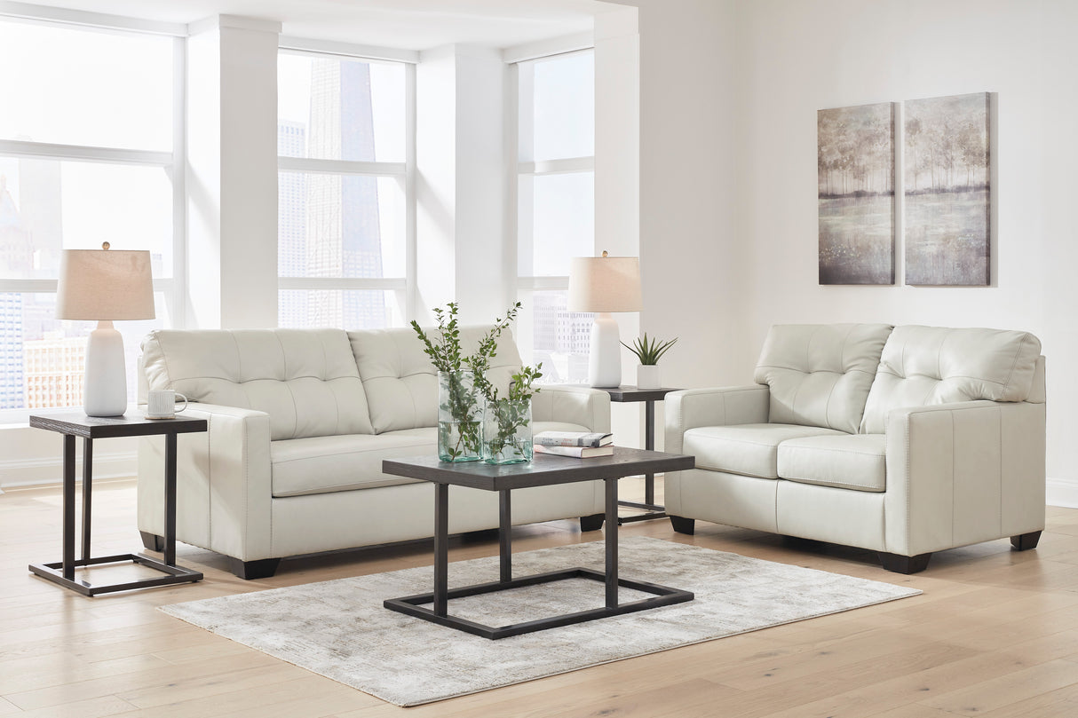 Belziani Coconut Leather Living Room Set