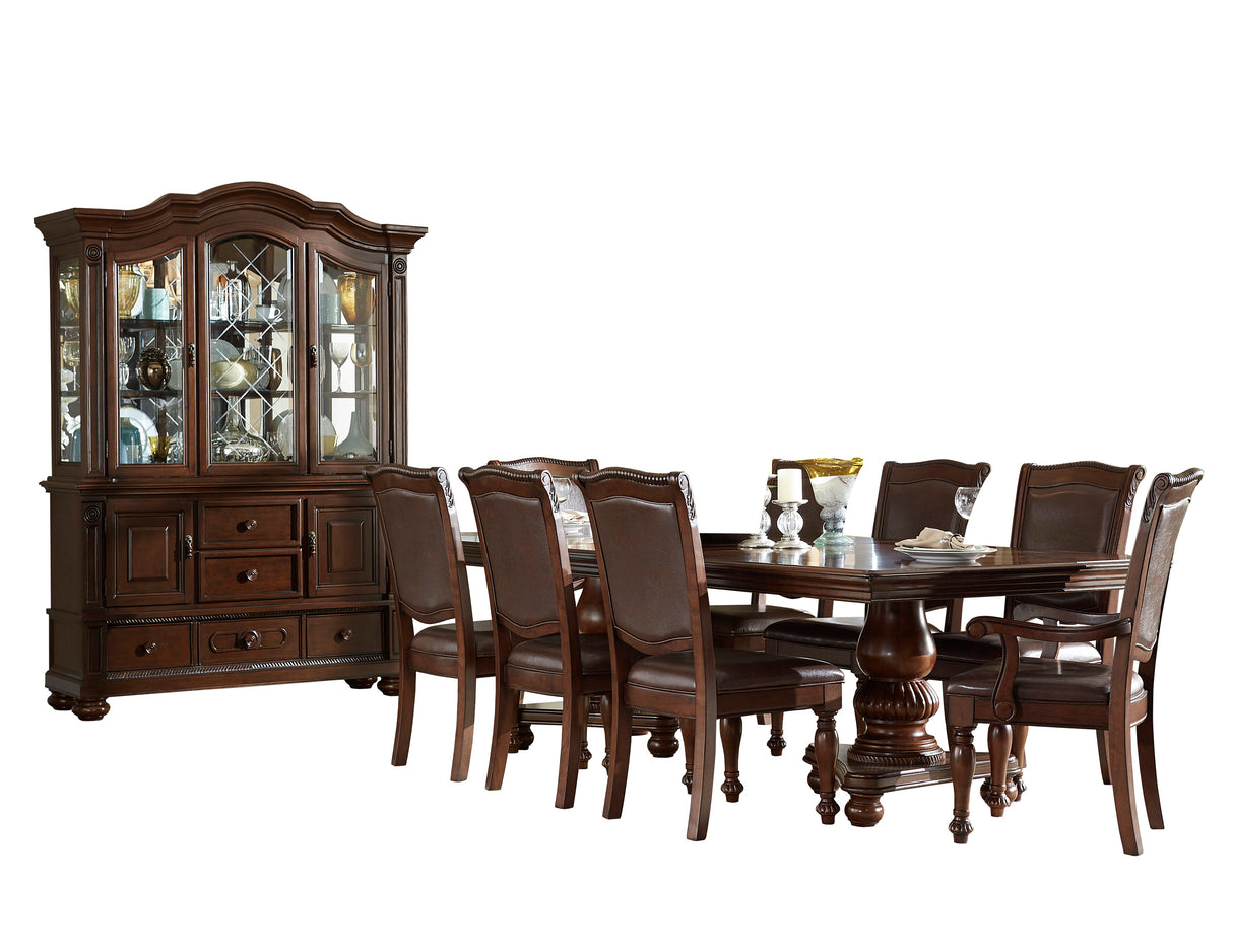 Lordsburg Brown Chery Buffet & Hutch from Homelegance - Luna Furniture