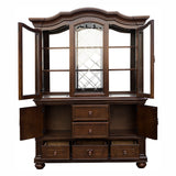 Lordsburg Brown Chery Buffet & Hutch from Homelegance - Luna Furniture