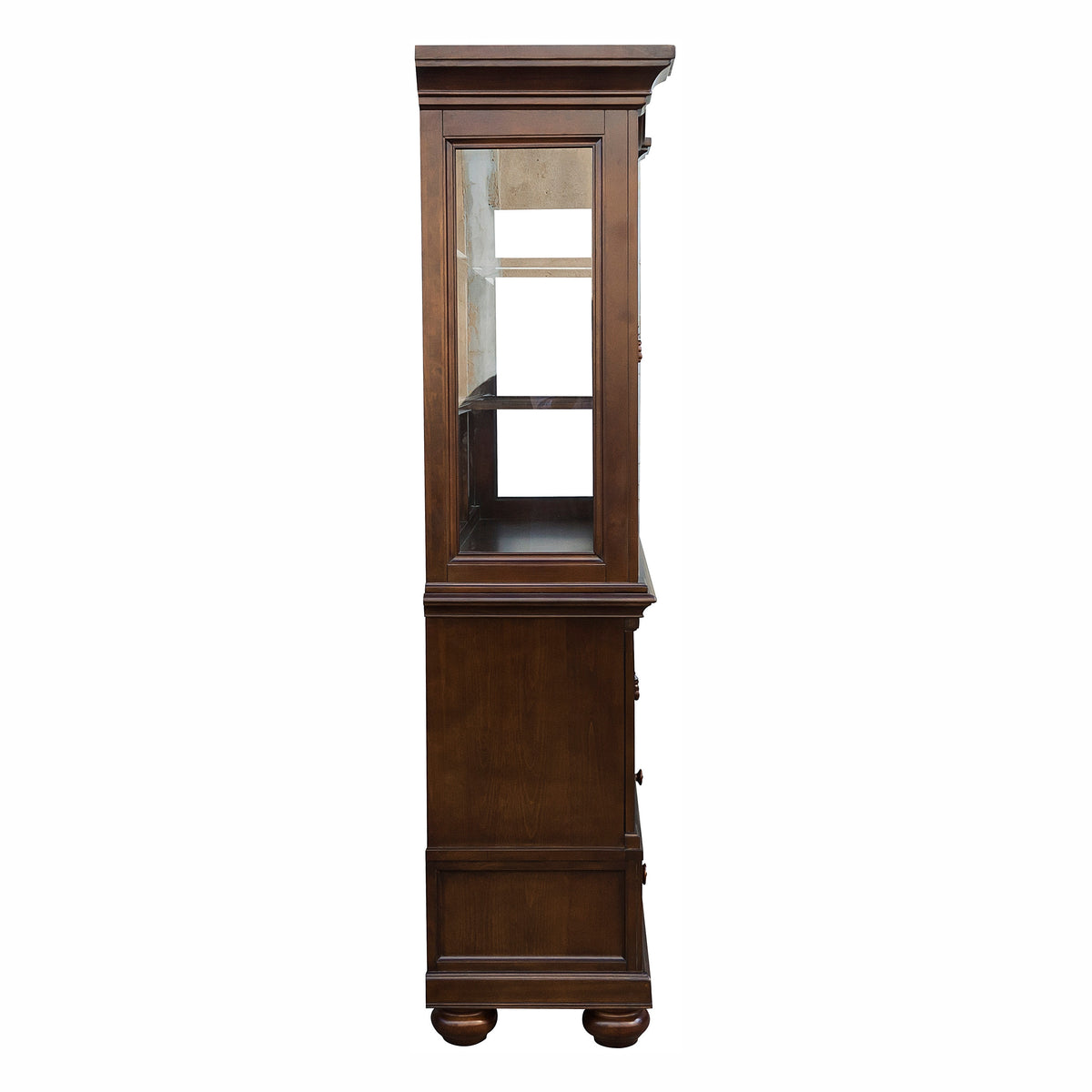 Lordsburg Brown Chery Round Dining Table